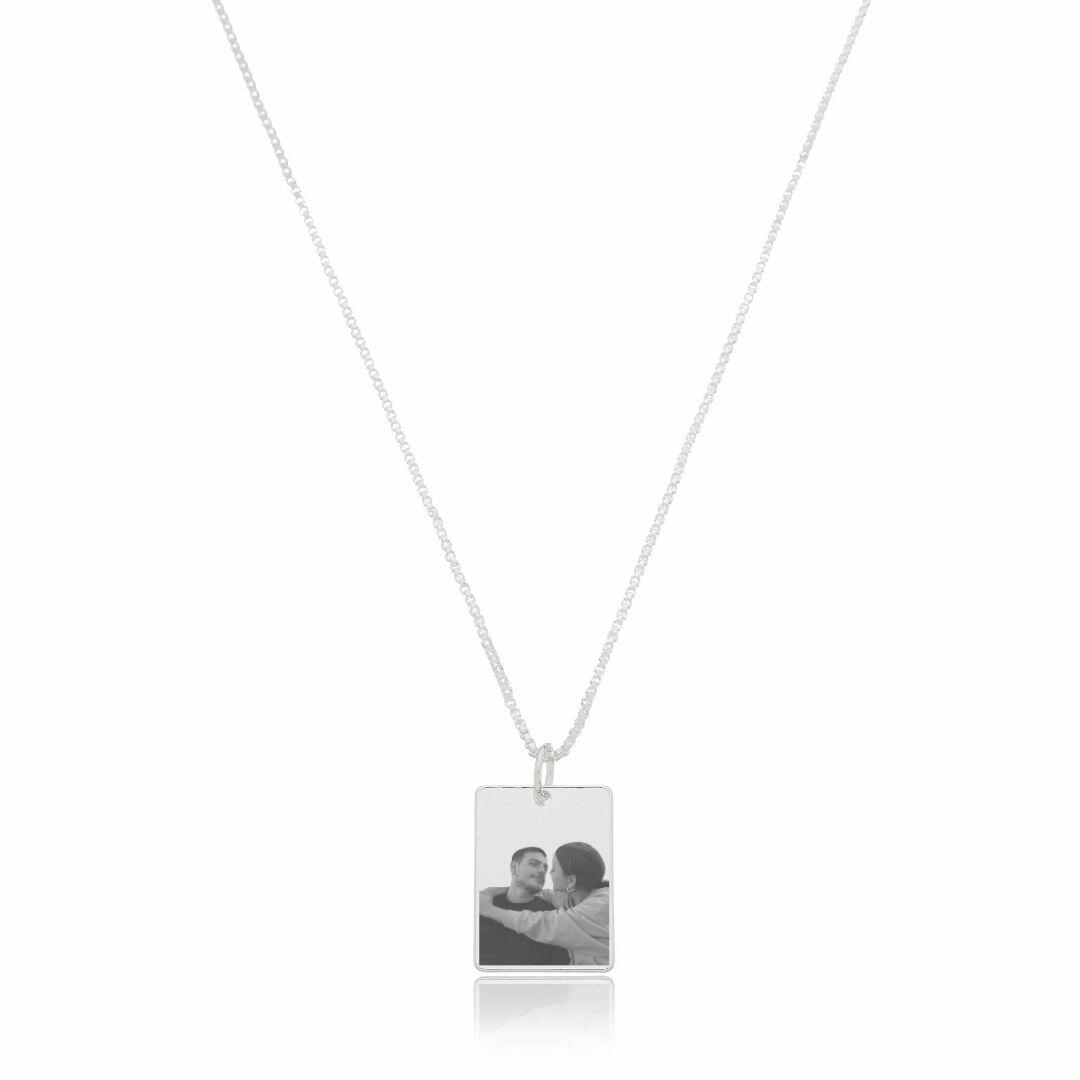 Engraved Photo Necklace