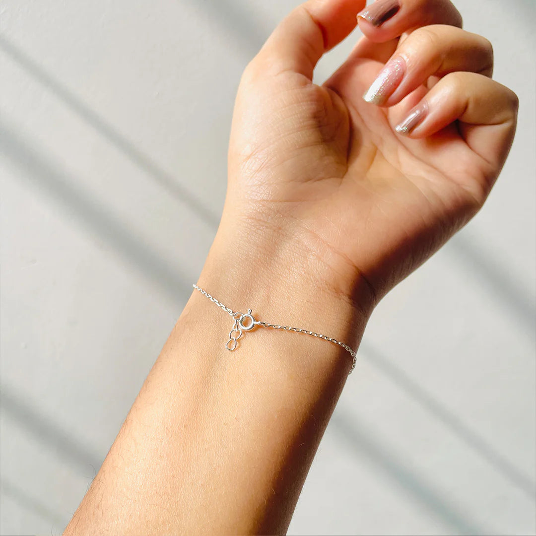 Protection Evil Eye Bracelet 925 Sterling Silver(चाँदी)