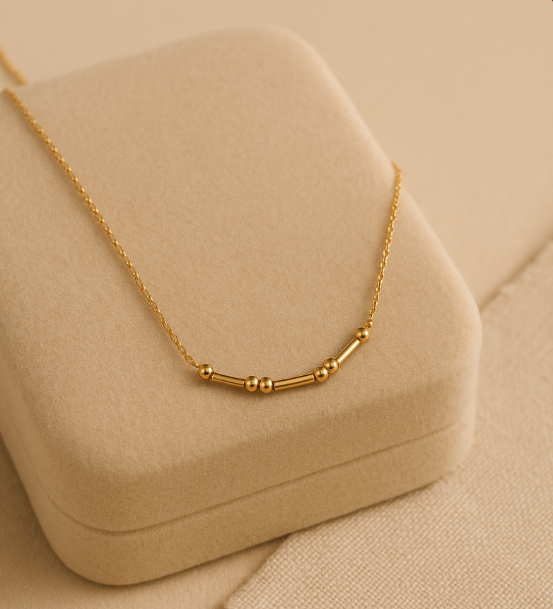 Morse Code Necklace