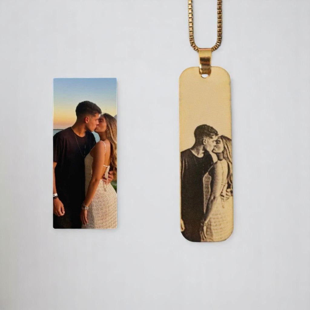 Engraving Eye Necklace
