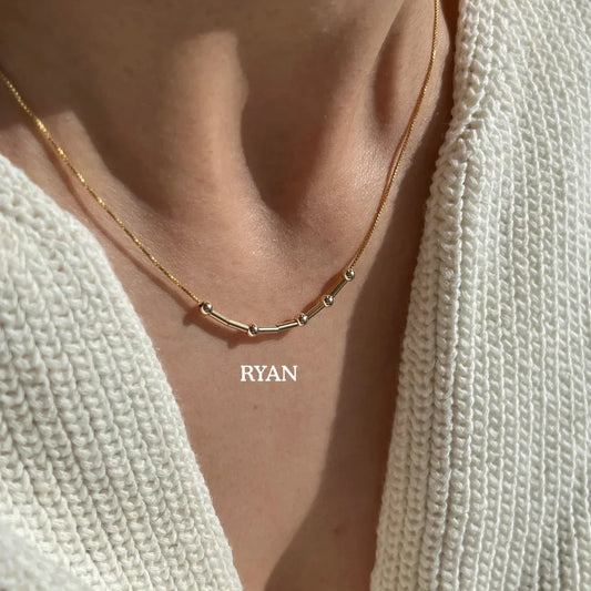 Morse Code Necklace